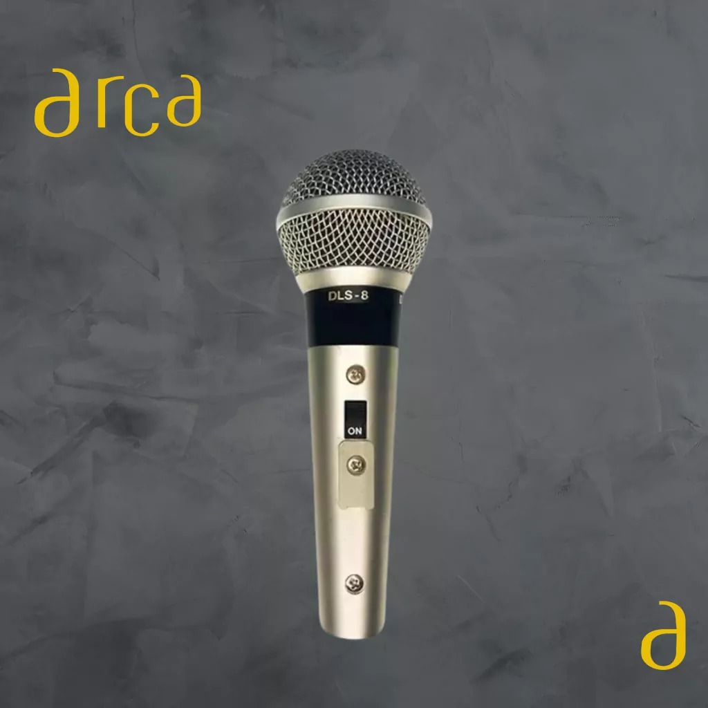 MICROFONE DYLAN DLS-08 DINAMICO COM CHAVE SELETORA