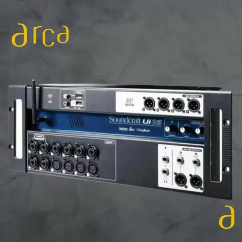 Mesa de Som Digital Soundcraft Ui16 - 16 Canais